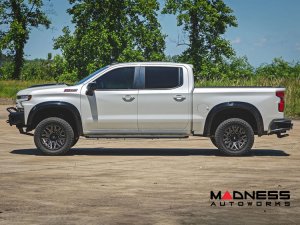 Chevrolet Silverado Side Steps - Multi-Color LED Running Boards - Crew Cab - Rough Country - '19 - '25 & Classic Chevrolet Silverado Side Steps - Multi-Color LED Running Boards - Crew Cab - Rough Country - '19 - '25 & Classic